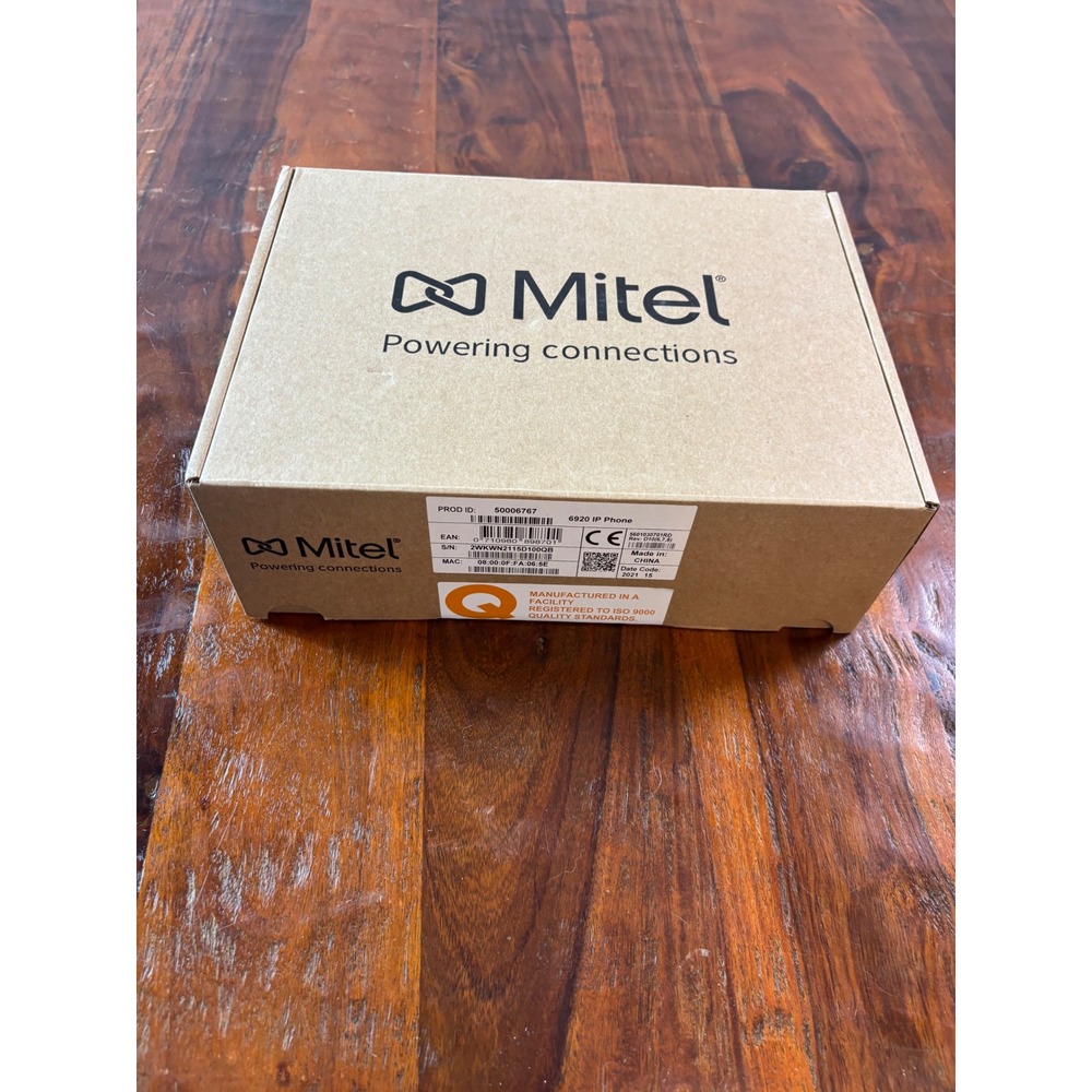 Mitel 6920 IP Phone 50006767 Enterprise Business VoIP Desktop Telephone NEW